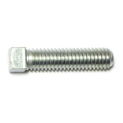 STAINLESS STEEL SQUARE HEAD SET SCREWS 1//4-20 x 1/" CUP POINT 18-8  10 PCS NEW
